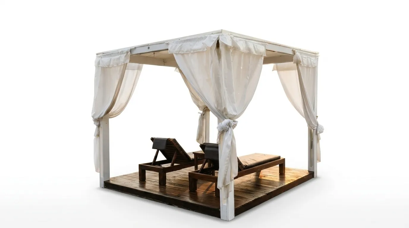 Garden Lounger Shelter