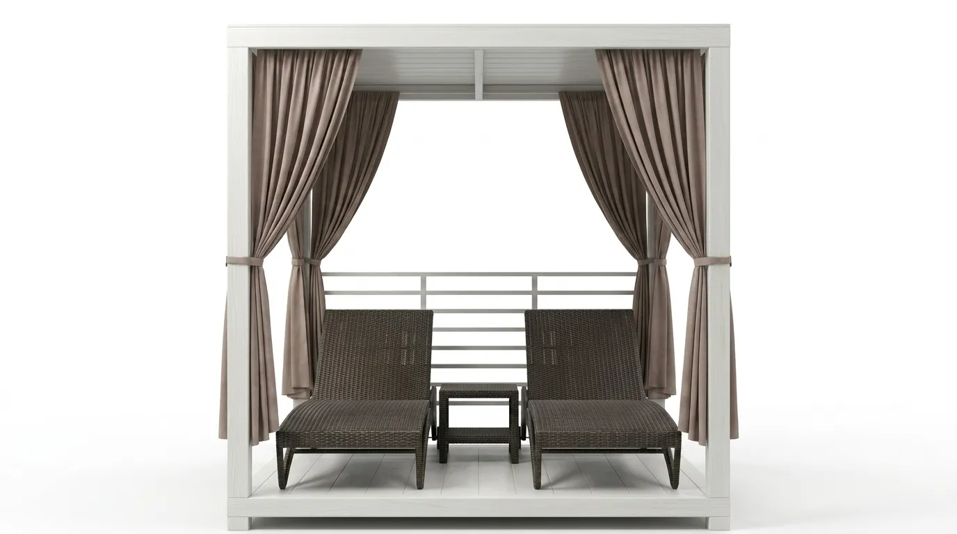 WPC Wood Accent Cabana