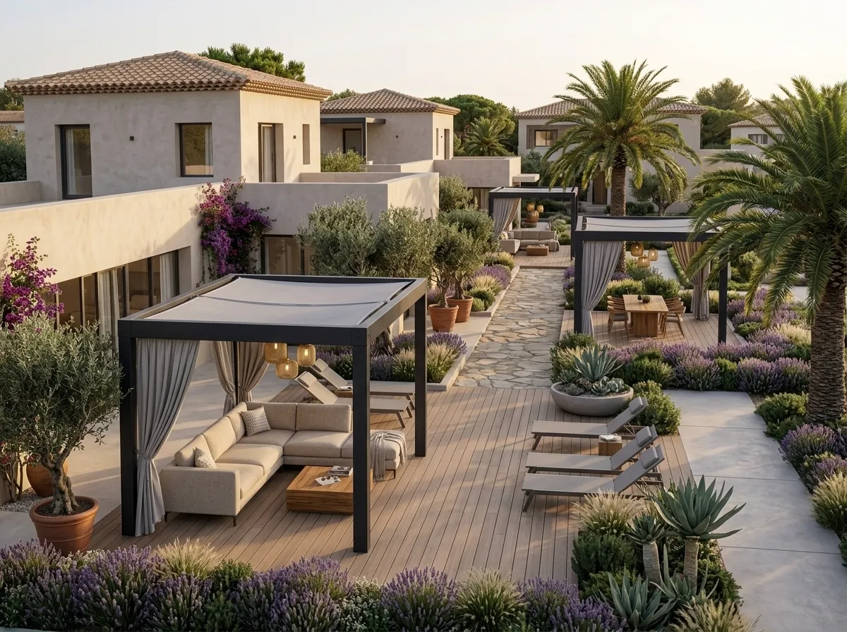 Luxury Wood Pavilion Render