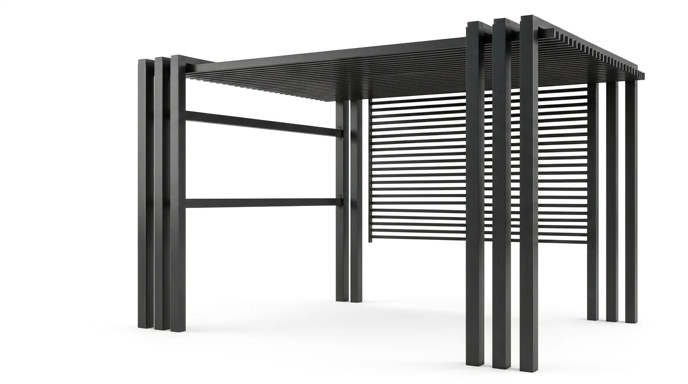Modern Louvered Pergola