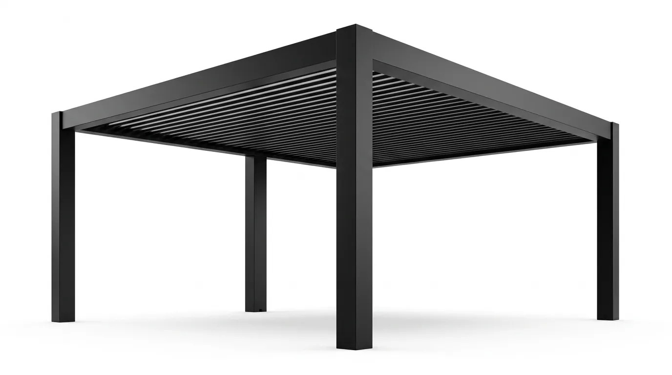 High-Tension Shade Sail Pergola