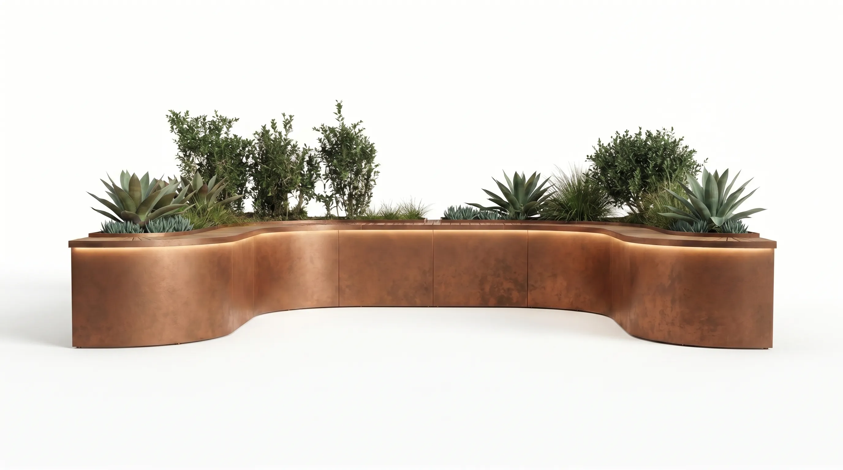 Modern Rectangular Box Planter