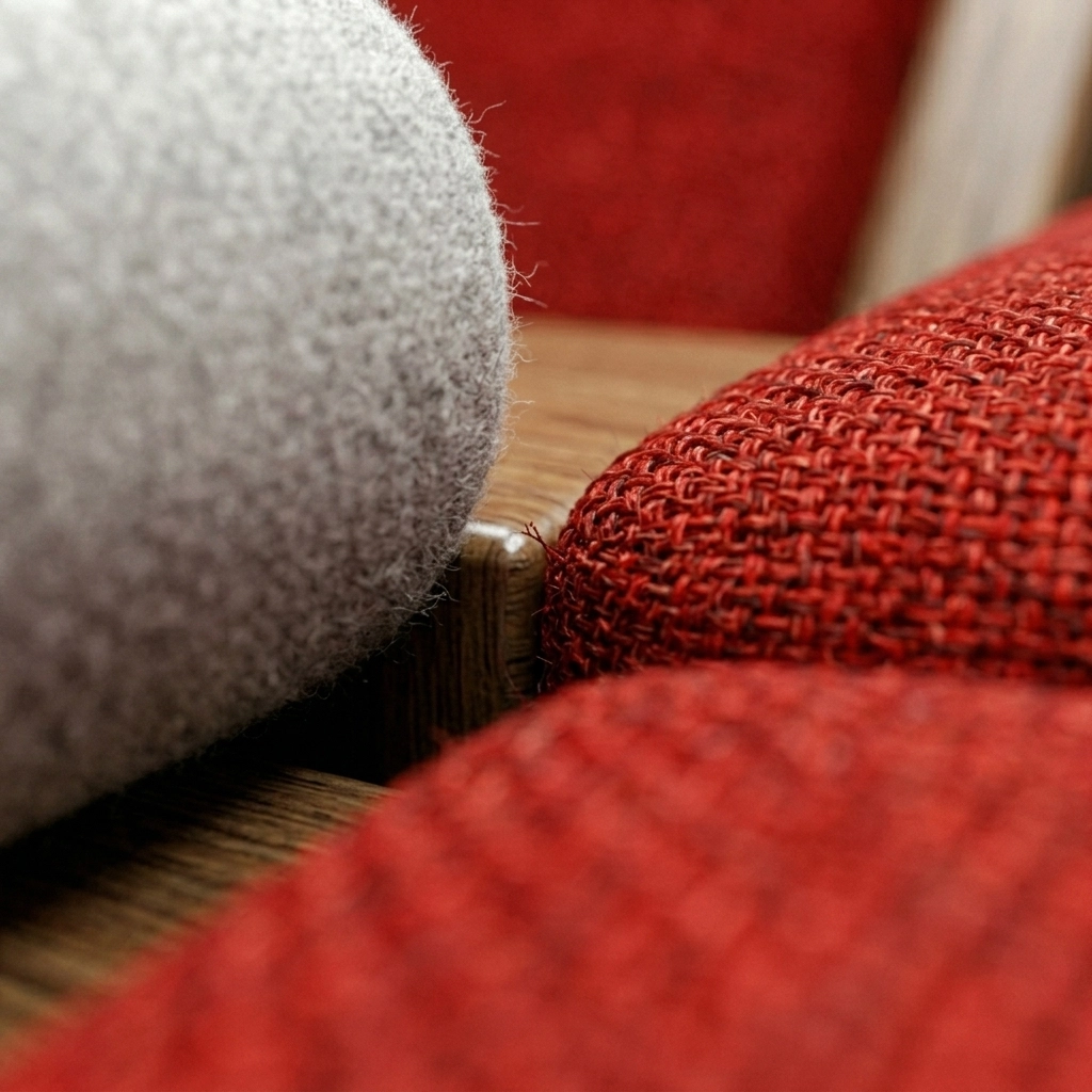 PE Rattan texture close-up