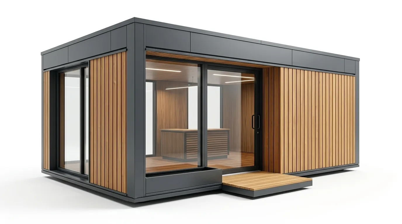 Smart Glass Garden Cabin
