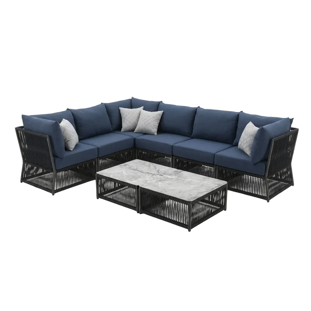Premium Wicker Lounge Suite Spec Map
