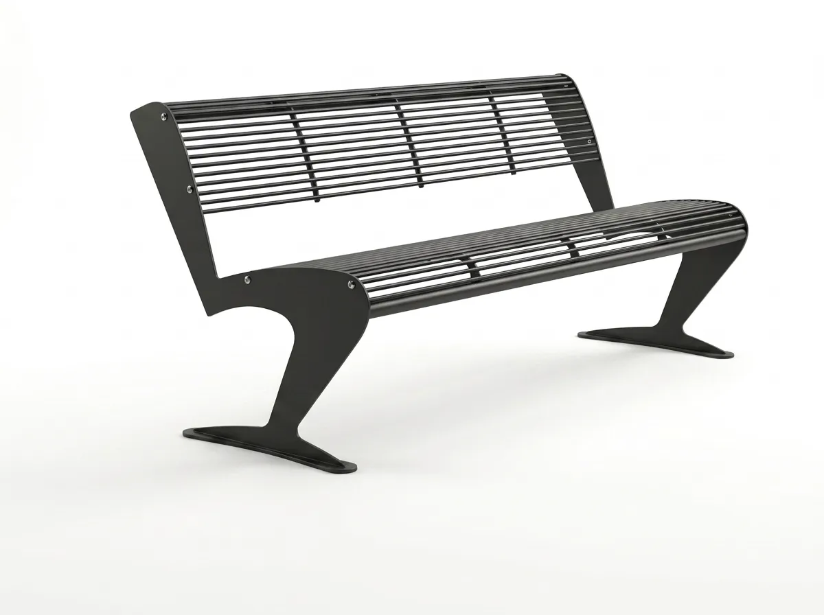 ULB-49 - Heavy-Duty Outdoor Architectural Bench