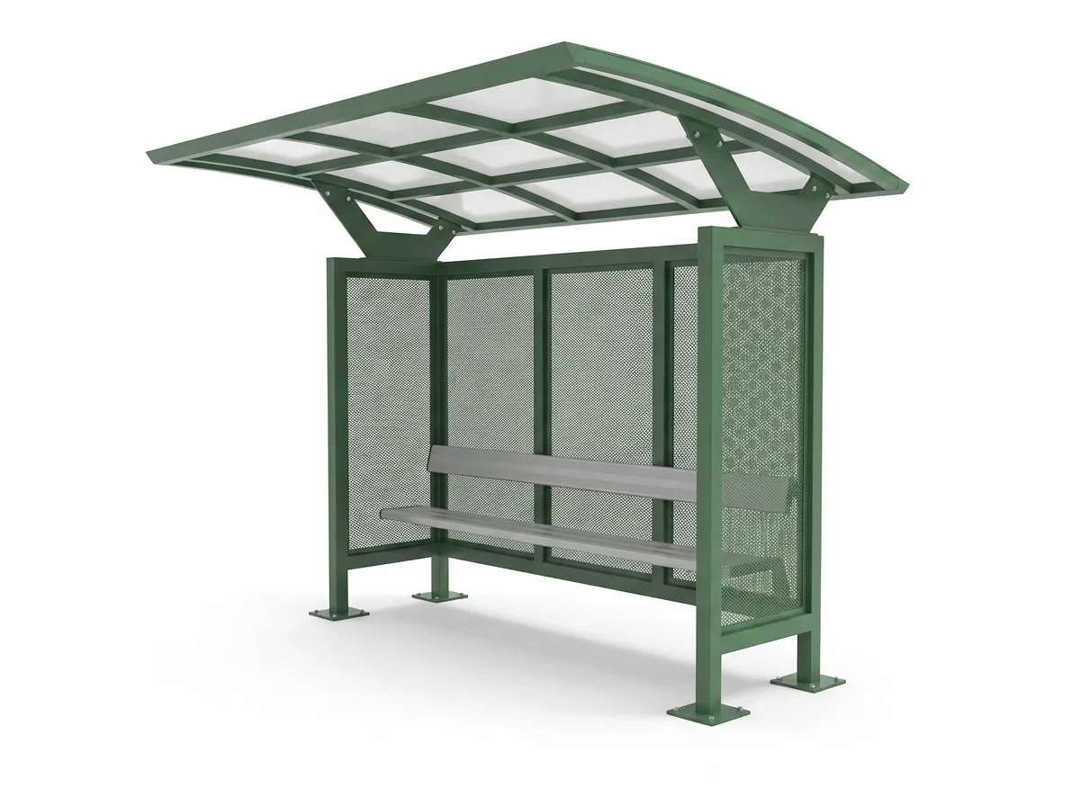 ULBS-04 - Architectural Bus Shelter Canopy