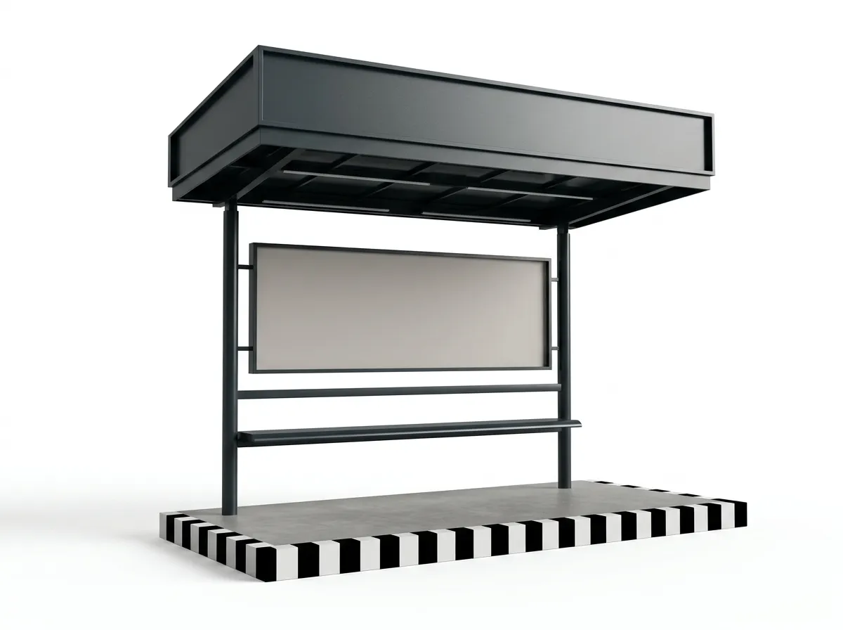 ULBS-11 - Architectural Bus Shelter Canopy