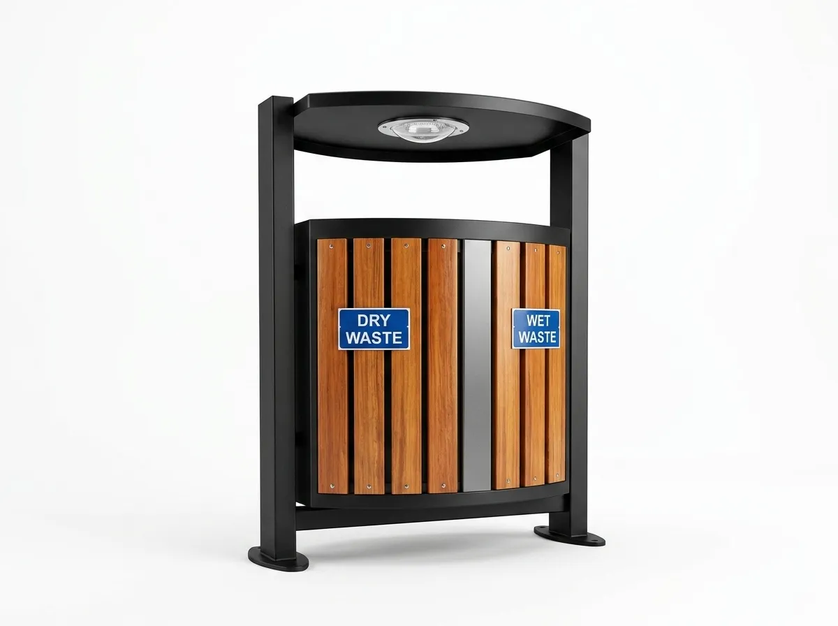 ULDB-01 - Outdoor Litter & Recycling Bin