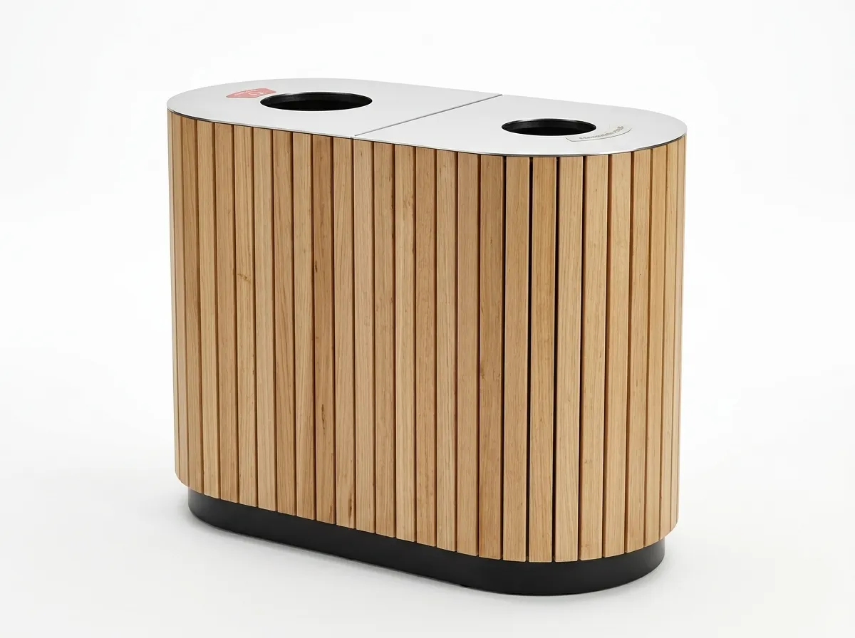 ULDB-02 - Outdoor Litter & Recycling Bin