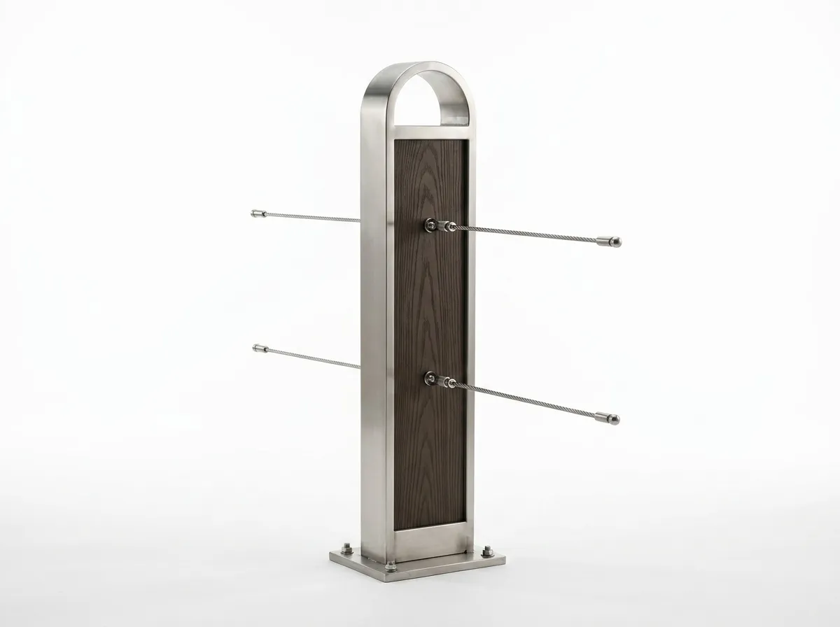 ULSSB-02 - Pedestrian Safety Stainless Steel Bollard