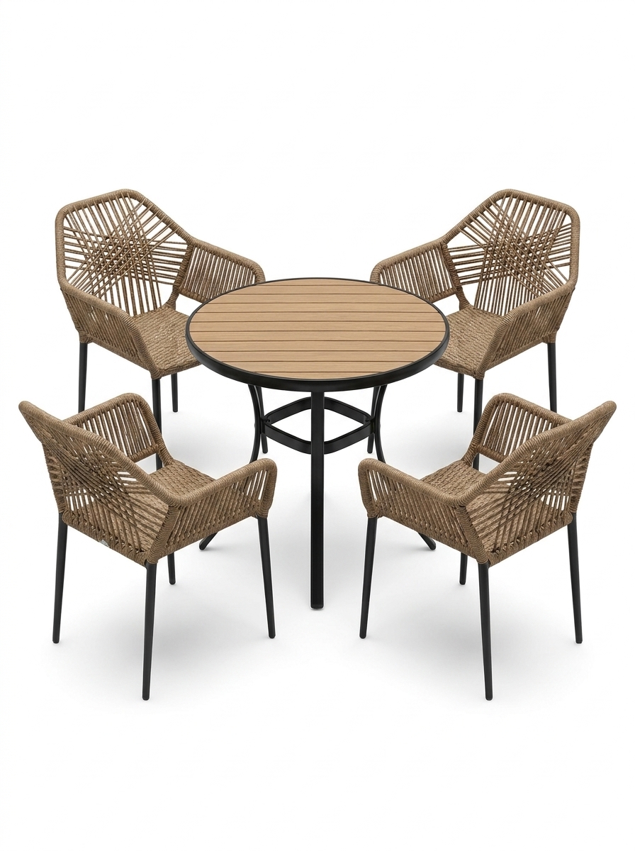 ULWDS-07 - Synthetic Rattan Wicker Dining Set