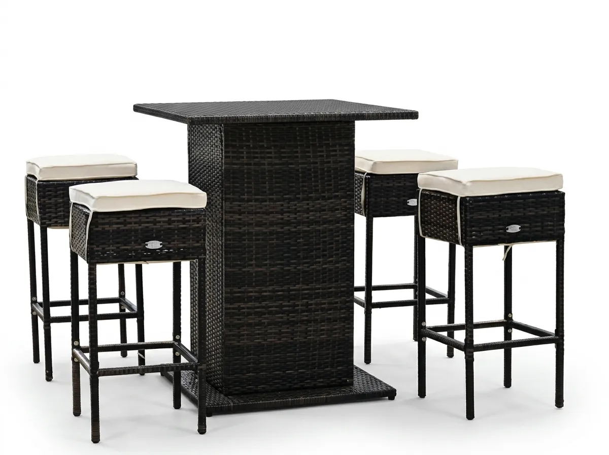 ULWDS-52 - Synthetic Rattan Wicker Dining Set